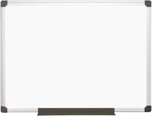 MasterVision - 36" High x 48" Wide Magnetic Dry Erase Board - Porcelain/Steel - Exact Industrial Supply