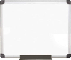 MasterVision - 24" High x 36" Wide Magnetic Dry Erase Board - Porcelain/Steel - Exact Industrial Supply