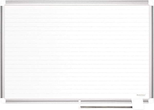 MasterVision - 36" High x 48" Wide Magnetic Dry Erase Calendar - Steel - Exact Industrial Supply