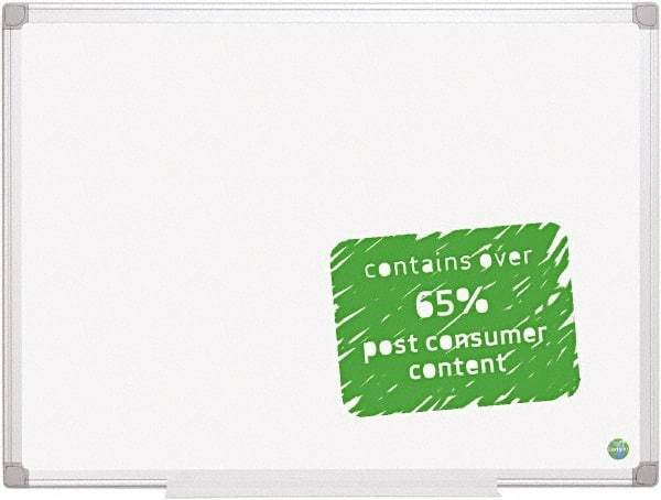 MasterVision - 48" High x 72" Wide Dry Erase - Melamine - Exact Industrial Supply