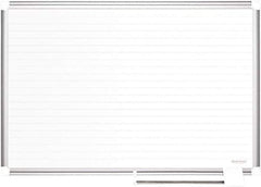 MasterVision - 48" High x 72" Wide Magnetic Dry Erase Calendar - Steel - Exact Industrial Supply