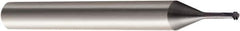 Sandvik Coromant - #8-32 UN, 0.128" Cutting Diam, Solid Carbide Helical Flute Thread Mill - Internal Thread, 5/64" LOC, 57mm OAL, 6mm Shank Diam - Exact Industrial Supply