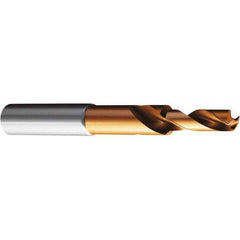 Sandvik Coromant - 8mm Body, 7.5mm Step Diam, 0.315" Diam Straight Shank, Solid Carbide Subland Step Drill Bit - Exact Industrial Supply