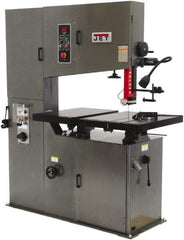 Jet - 36" Throat Capacity, Variable Speed Pulley Vertical Bandsaw - 50 to 410 & 54 to 4,925 SFPM, 3 hp, Three Phase - Exact Industrial Supply