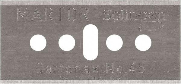 Martor USA - Carbon Steel, Replacement Blade - 1.53" Long - Exact Industrial Supply