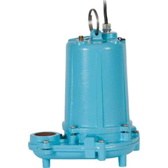 Sump Sewage & Effluent Pump: Manual, 1/2 hp, 9.7A, 208 to 230V 2″ Outlet, Cast Iron Housing