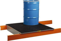 Little Giant - 66 Gal Sump, Steel Spill Deck or Pallet - 49" Long x 51" Wide x 8-1/2" High - Exact Industrial Supply
