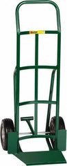 Little Giant - 600 Lb Capacity 47" OAH Hand Truck - Continuous Handle, Steel, Flat-Free Microcellular Foam Wheels - Exact Industrial Supply