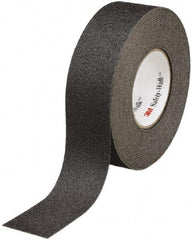 Ability One - Black Solid Color Anti-Slip Vinyl Tape - 3/4" Wide x 60' Long x 0.028" Thick, General Traffic - Exact Industrial Supply