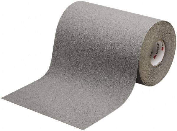 Ability One - Gray Solid Color Anti-Slip Vinyl Tape - 6" Wide x 60' Long x 0.045" Thick, General Traffic - Exact Industrial Supply