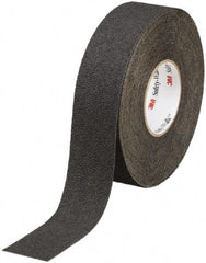Ability One - Black Solid Color Anti-Slip Vinyl Tape - 2" Wide x 60' Long x 0.045" Thick, General Traffic - Exact Industrial Supply