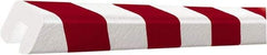 PRO-SAFE - Polyurethane Foam Type G Edge Guard - Red/White - Exact Industrial Supply