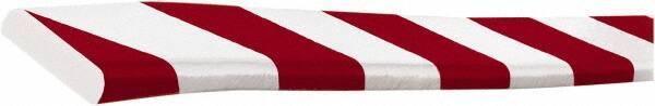 PRO-SAFE - Polyurethane Foam Type F Surface Guard - Red/White - Exact Industrial Supply