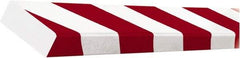 PRO-SAFE - Polyurethane Foam Type D Surface Guard - Red/White - Exact Industrial Supply