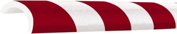 PRO-SAFE - Polyurethane Foam Type R30 Pipe Guard - Red/White - Exact Industrial Supply