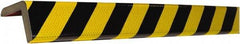 PRO-SAFE - Polyurethane Foam Type H+ Corner Guard - Black/Yellow - Exact Industrial Supply