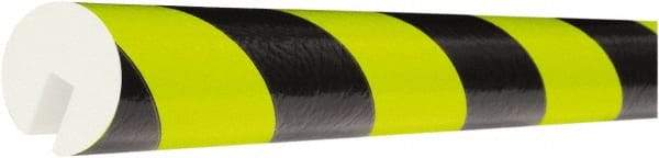 PRO-SAFE - Polyurethane Foam Type B Corner Guard - Fluorescent Yellow - Exact Industrial Supply