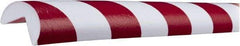 PRO-SAFE - Polyurethane Foam Type A Corner Guard - Red/White - Exact Industrial Supply