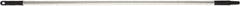 Vikan - 52 x 1" Aluminum Squeegee Handle - European Threaded Connection, Black - Exact Industrial Supply