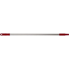 Broom/Squeegee Poles & Handles; Connection Type: European Threaded; Handle Length (Decimal Inch): 33; Telescoping: No; Handle Material: Aluminum; Color: Red; For Use With: Brooms