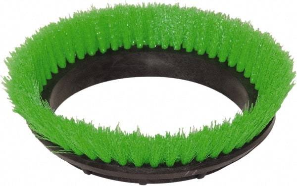 Bissell - Scrubbing Brush - 12" Machine, Blue Pad, Polyester - Exact Industrial Supply