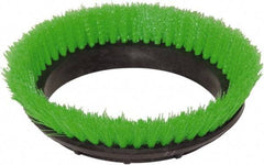 Bissell - Scrubbing Brush - 12" Machine, Blue Pad, Polyester - Exact Industrial Supply