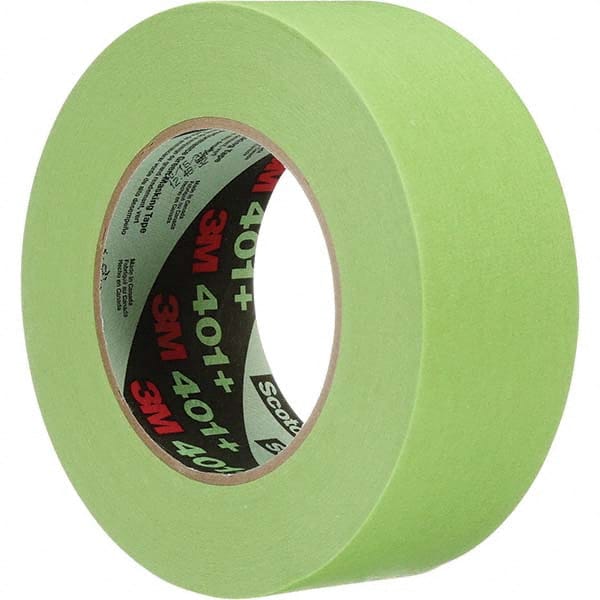 3M - 144mm Wide x 55 m x 6.7 mil Green Paper Masking Tape - Exact Industrial Supply