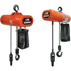 CM - 1/8 Ton Capacity 60 FPM Lift Speed 230V Electric Chain Hoist - Exact Industrial Supply