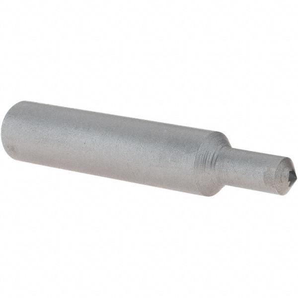 Tru-Maxx - 0.08 to 0.1 Carat Single Point Diamond Dresser - 3/8" Long x 3/8" Shank Diam - Exact Industrial Supply