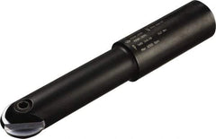 Sandvik Coromant - 8mm Cut Diam, 1.2mm Max Depth of Cut, 12mm Shank Diam, 132mm OAL, Indexable Ball Nose End Mill - 87mm Head Length, 12 Straight Shank, R216F..AxxC Toolholder - Exact Industrial Supply