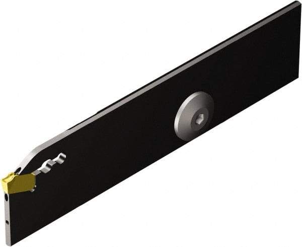 Sandvik Coromant - 36mm Max Depth of Cut, Neutral Cut, Indexable Grooving Blade - 3.68mm Insert Width, H Seat Size, QD-NN1..C..A Insert Style, Series CoroCut QD - Exact Industrial Supply