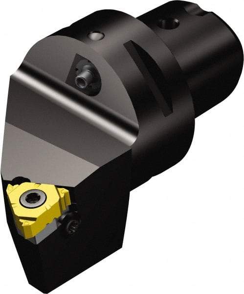 Sandvik Coromant - Insert Style Cx-266R/LFAZ, 75mm Head Length, Right Hand Cut, External Modular Threading Cutting Unit Head - System Size C6, 33mm Center to Cutting Edge, Series CoroThread 266 - Exact Industrial Supply