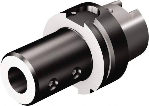 Sandvik Coromant - HSK100 Taper, HSK100 Modular Connection, 1.2598" Inside Hole Diam, 3-15/16" Projection, Drill Adapter - 3-15/16" Body Diam, Through Coolant - Exact Industrial Supply