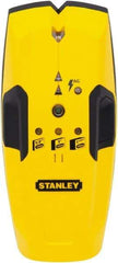 Stanley - 1-1/2" Deep Scan Stud Finder - 9V Battery, Wood, Metal - Exact Industrial Supply