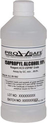 PRO-SAFE - 16 oz Isopropyl Alcohol Liquid - Comes in Bottle, 99% Isopropyl Alcohol - Exact Industrial Supply