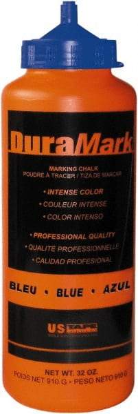 US Tape - 32 oz Container Chalk Refill - Blue - Exact Industrial Supply