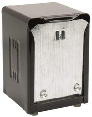 San Jamar - 3-3/4 x 4 x 5-1/2, Napkin Dispenser - Tabletop Low Fold, Black - Exact Industrial Supply