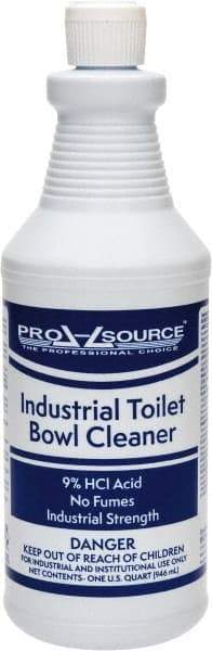 PRO-SOURCE - 1 qt Bottle Liquid Bathroom Cleaner - Mint Scent, Toilet Bowl - Exact Industrial Supply