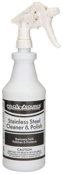 PRO-SOURCE - 0.25 Gallon Liquid Stainless Steel Cleaner - Bottle - Exact Industrial Supply