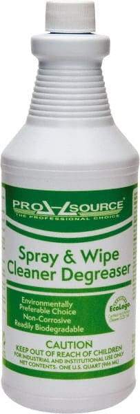 PRO-SOURCE - 32 oz Bottle Cleaner/Degreaser - Liquid, Butyl-Free, Fruit - Exact Industrial Supply