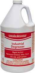 PRO-SOURCE - 1 Gal Bottle Cleaner/Degreaser - Liquid, Butyl-Based, Lemon - Exact Industrial Supply