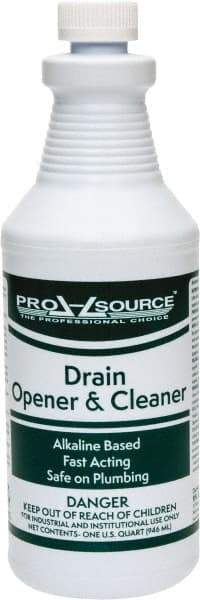 PRO-SOURCE - 32 oz Liquid Drain Opener - Unscented Scent - Exact Industrial Supply