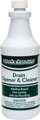 PRO-SOURCE - 32 oz Liquid Drain Opener - Unscented Scent - Exact Industrial Supply