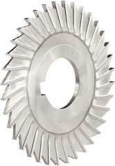 Keo - 5" Blade Diam x 1/4" Blade Thickness, 1" Hole, 40 Teeth, High Speed Steel Side Chip Saw - Straight Tooth, TiAlN, with Keyway - Exact Industrial Supply