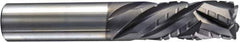 Niagara Cutter - 1/2" Cutting Diam x 1-1/4" Length of Cut, 7 Flute, Compression Spiral Router Bit - Diamond Coated, Right Hand Cut, Solid Carbide, 3" OAL x 1/2" Shank Diam, Chipbreaker, 30° Helix Angle - Exact Industrial Supply