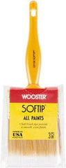 Wooster Brush - 3" Synthetic General Purpose Paint Brush - 2-11/16" Bristle Length, Plastic Handle - Exact Industrial Supply
