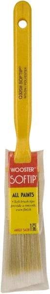 Wooster Brush - 2-1/2" Synthetic Sash Brush - 2-7/16" Bristle Length, Plastic Handle - Exact Industrial Supply