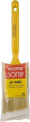 Wooster Brush - 2" Synthetic Sash Brush - 2-3/16" Bristle Length, Plastic Handle - Exact Industrial Supply