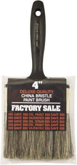 Wooster Brush - 4" Hog General Purpose Paint Brush - 2-15/16" Bristle Length, Plastic Handle - Exact Industrial Supply