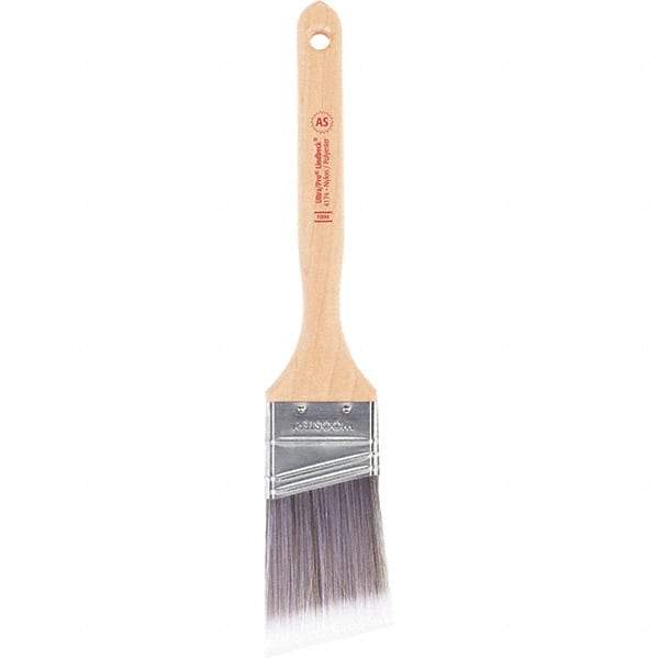 Wooster Brush - 2" Synthetic General Purpose Paint Brush - 2-11/16" Bristle Length, Maple Handle - Exact Industrial Supply